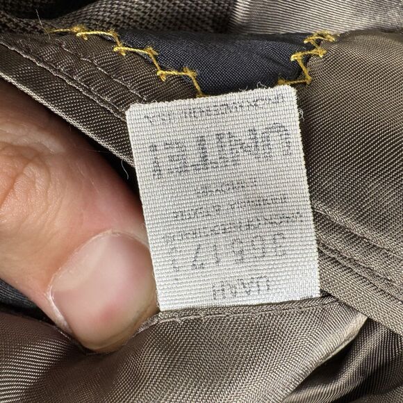 Vintage 90s Brooks Brothers Makers Brown Wool 2pc Suit 45R 40x32 USA - Picture 8 of 16